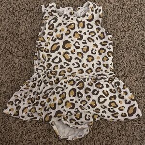 Leopard Print Baby Dress